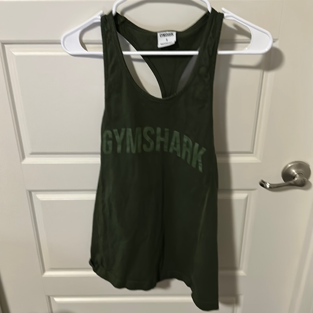Gymshark Power Stringer Tank Green